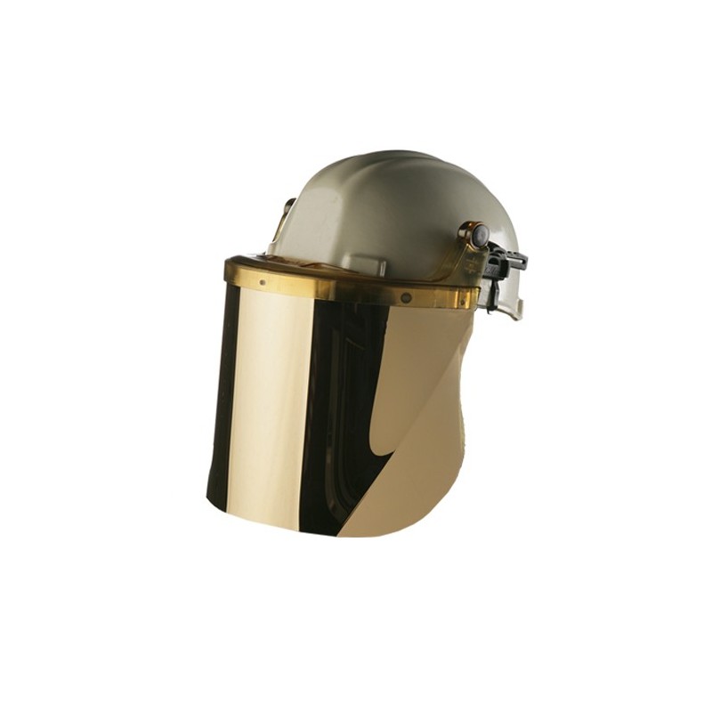 Pantalla facial dorada CENTURION S760 protección de infrarrojos y calor radiante