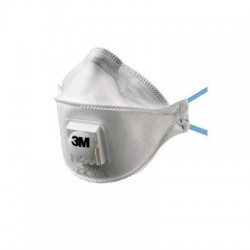 Mascarilla 3M 9322 FFP2 plegada y con válvula