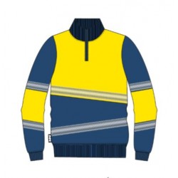 Sudadera alta visibilidad HOMBRE KINGSMANN STARLIGHT, Azul Marino con... 1