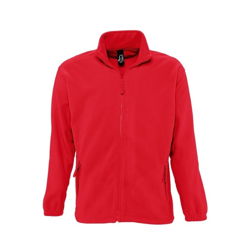 Chaqueta o Forro polar laboral NORTH rojo