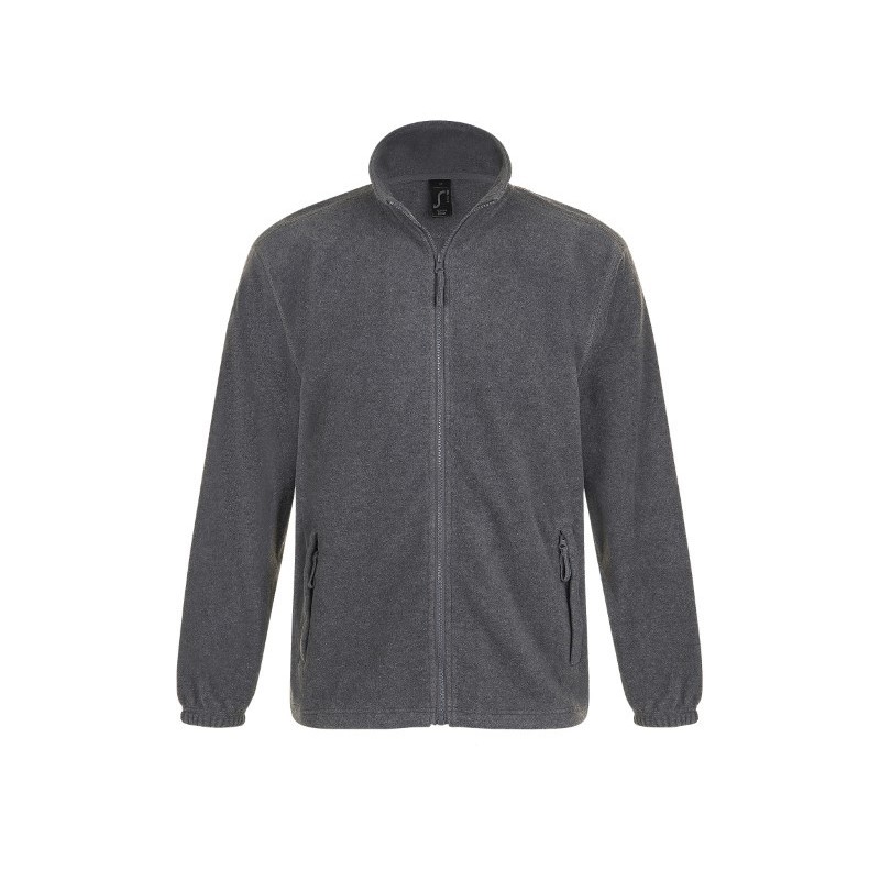 Chaqueta o Forro polar laboral NORTH gris mezcla, PLAZO 10-15 días