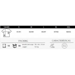 Camiseta laboral MUJER manga corta con cuello redondo REGENT Burdeos 2