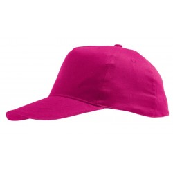 Gorra laboral básica 5 paneles SUNNY fucsia, PLAZO 10-15 días