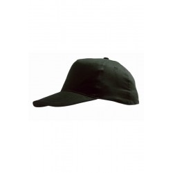Gorra laboral básica 5 paneles SUNNY negra