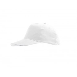 Gorra laboral básica 5 paneles SUNNY blanca, PLAZO 10-15 días