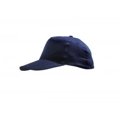 Gorra laboral básica 5 paneles SUNNY Azul Marino