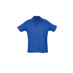 Polo laboral piqué HOMBRE manga corta SUMMER Azul Royal, PLAZO 10 días