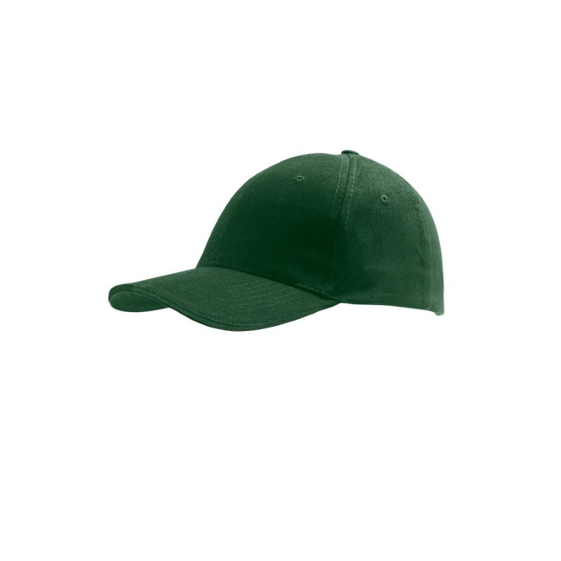 Gorra laboral básica 6 paneles BUFFALO Verde botella, CONSULTAR PLAZO