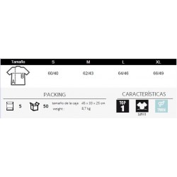 Camiseta laboral MUJER manga larga con cuello redondo Negra 2