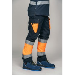 Pantalón ACOLCHADO alta visibilidad HOMBRE KINGSMANN STARLIGHT, Azul Marino...